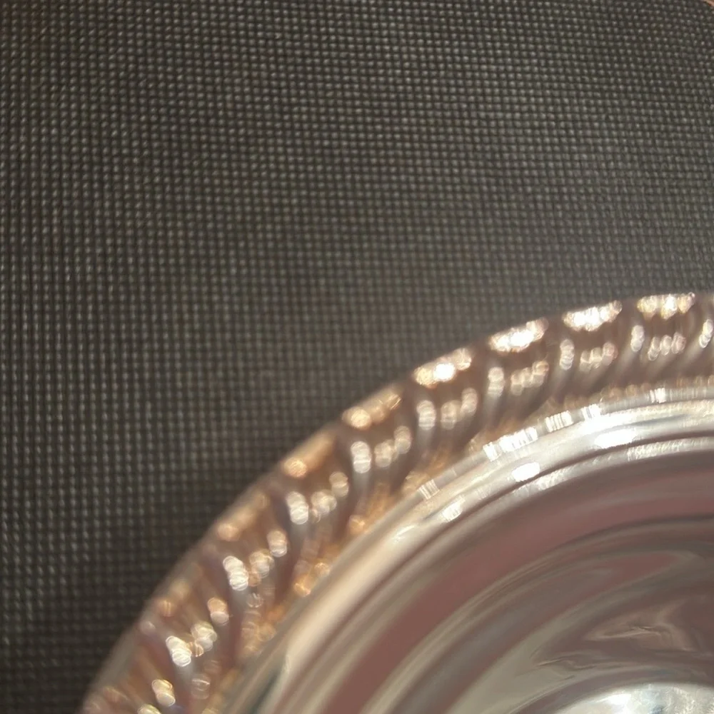 Elegant Silver Serveware Bowl